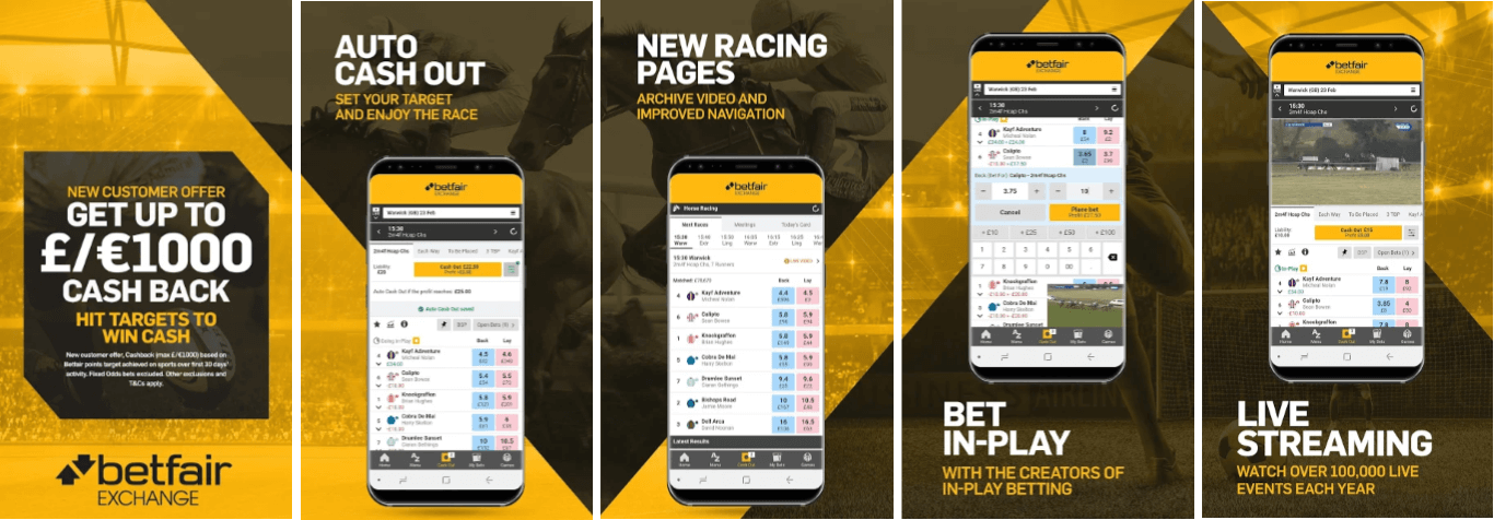 Betfair Exchange id Dastop Banner